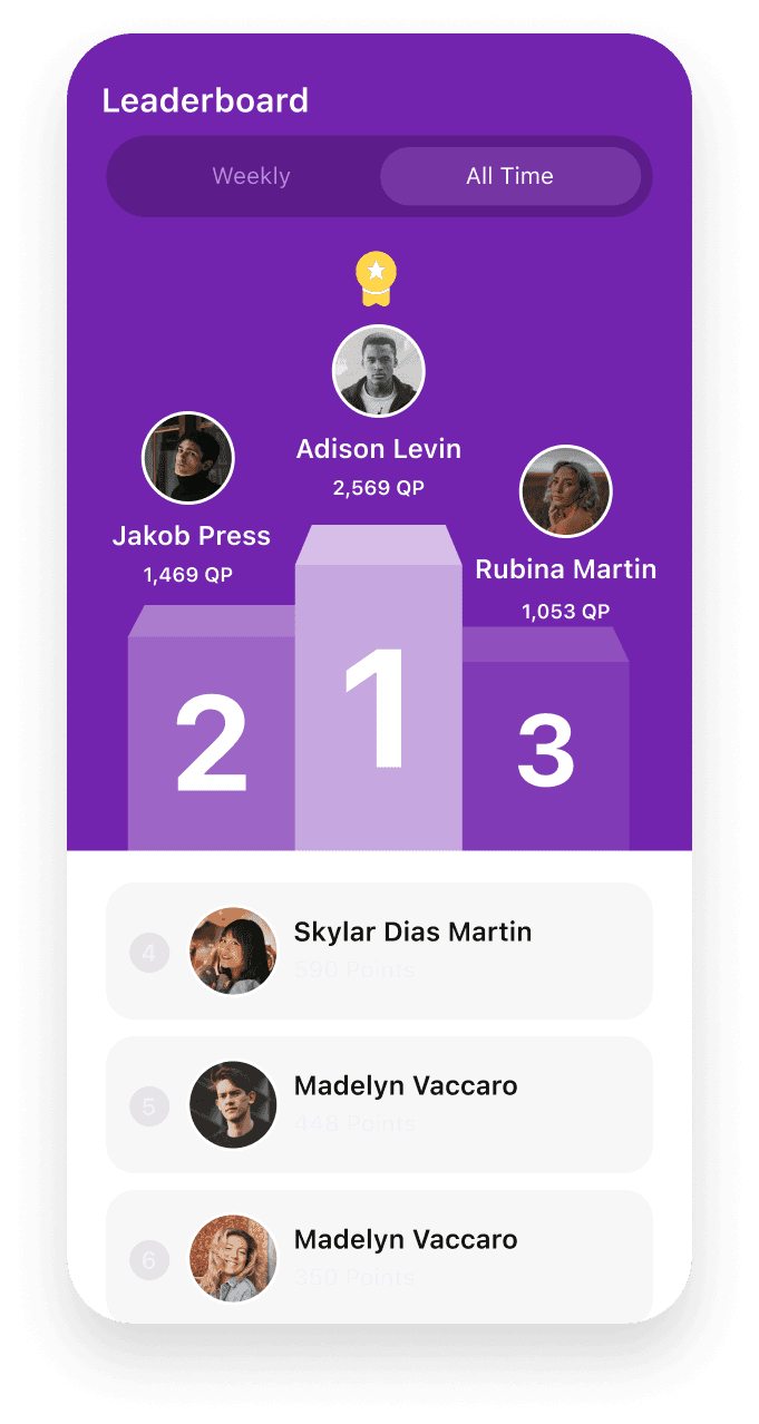 Leaderboards & Badges